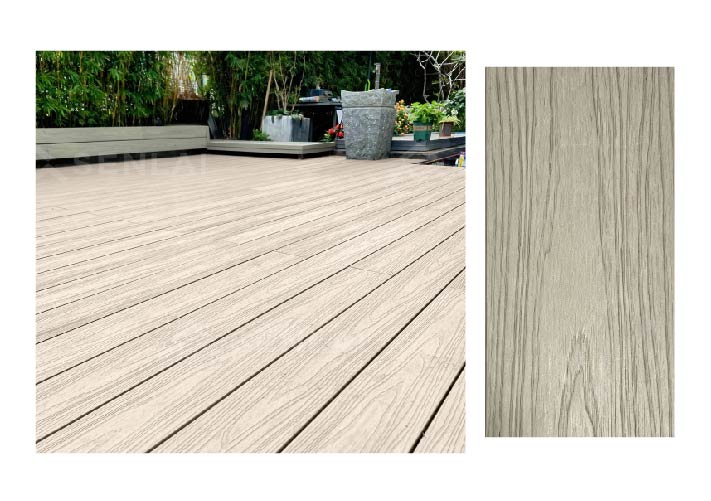 WPC decking color option