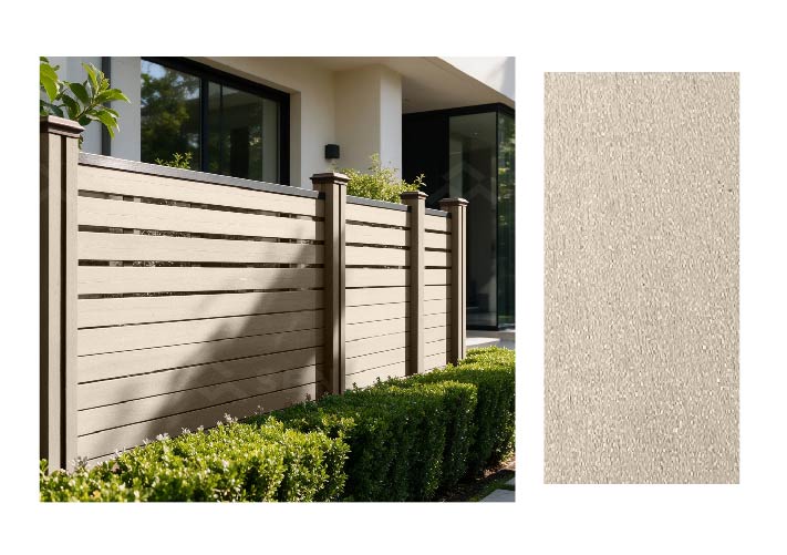 WPC decking color option
