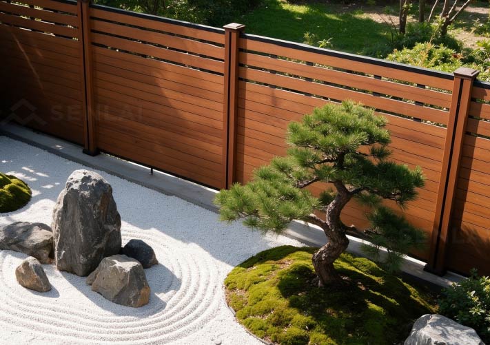 WPC decking color option