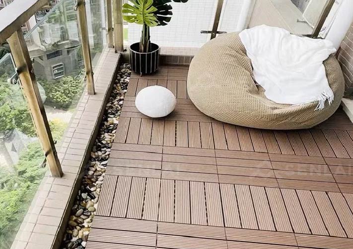 WPC decking color option
