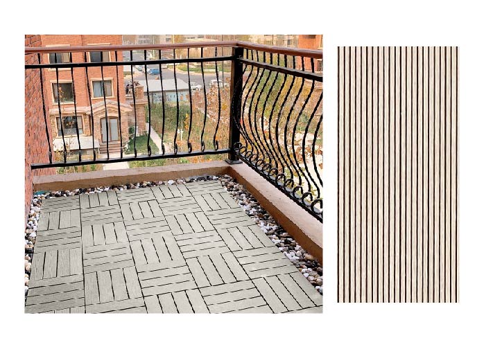 WPC decking color option