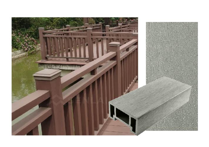 WPC decking color option